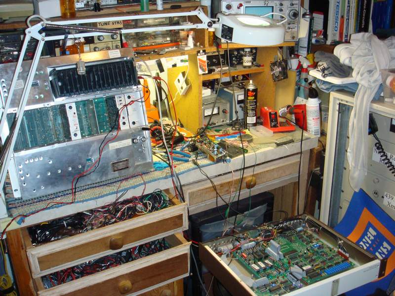 micor repeater chassis and ACC controller system on the "bench"!